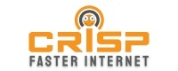 CRISP Wireless Logo with Faster Internet underneath.